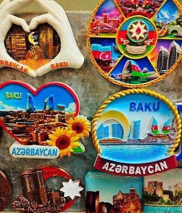 uz sekiller 2018: Milli suvenirlər. Maqnitlər. Təzə Ünvan AMAY ticarət mərkəzi ağ — 9