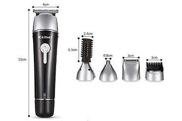 Kemei 1015 - Trimmer dəsti 10in1 Təsviri:⬇️Keyfiyyətli Təraş aparatı