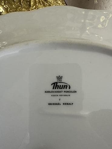 thun: Boşqablar, 2 ədədli dəst, rəng - Ağ, Farfor, Çexiya — 3