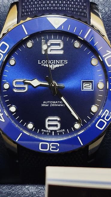 saat arient: Longines HydroConquest avtomatik dalğıc saatı - İsveçrə istehsalı — 2