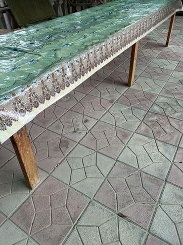 стол на колесиках: Гостиный стол, Нераскладной, Дерево, Прямоугольный стол — 3