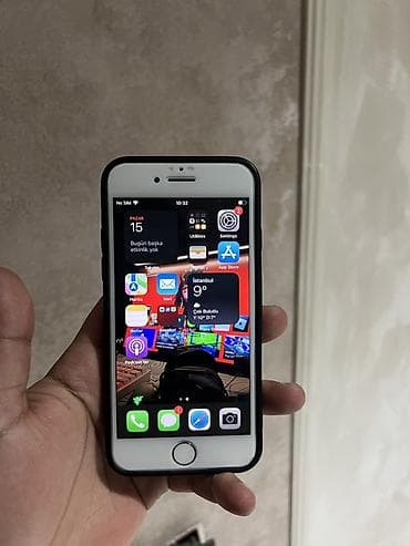 Kompüter, noutbuk və planşetlər: IPhone 7, 128 GB, Qırmızı, Barmaq izi — 2