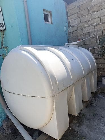 Su çəni – 3000 litr, üfüqi tip - Həcm: 3000 lt (çənin üzərində qeyd at lalafo.az Su çəni – 3000 litr, üfüqi tip - Həcm: 3000 lt (çənin üzərində qeyd