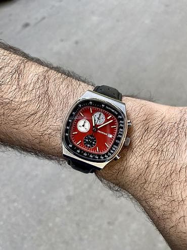 elektironik saat: İşlənmiş, Qol saatı, rəng - Qırmızı — 3