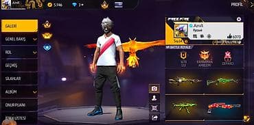 Free Fire hesabı – yüksək səviyyəli, zəngin kolleksiya Xüsusiyyətlər — 1