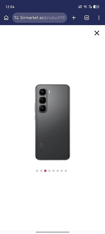 60 azn telefon: Infinix Hot 60 Pro+, 256 GB, rəng - Boz — 2