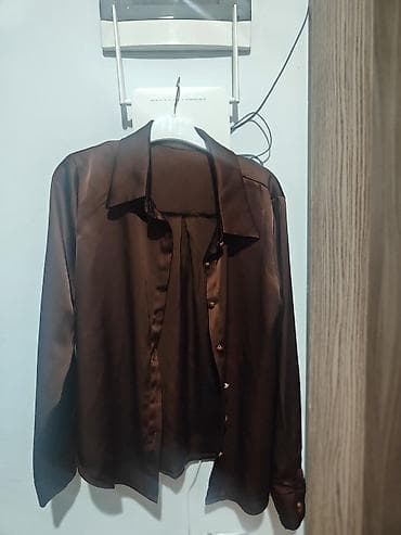 Другая женская одежда: Satın almaq üçün qadın köynəkləri seti - Model 1: Şokolad rəngində — 2