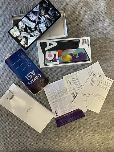 samsung a71 64 gb: Samsung Galaxy A51, 64 GB, rəng - Qara, Sənədlərlə — 2