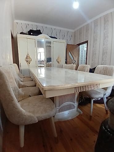 isiq generator satilir: Qonaq otağı üçün zərif dəst: 1200 azn MASA desti :-TƏCİLİ SATILIR‼️* — 4