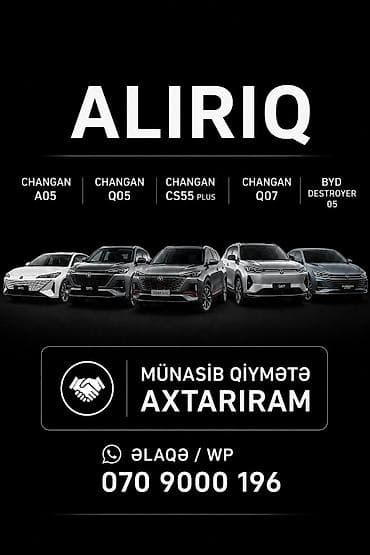 Avtomobil alışı: Xidmət: Changan və BYD modellərinin alışı Axtarılan avtomobillər: - — 1
