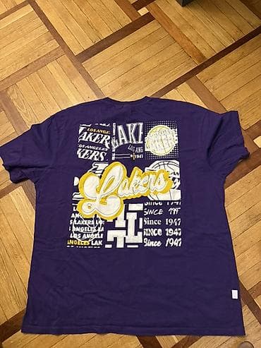 Futbolka, Defacto, 2XL, rəng - Bənövşəyi — 2
