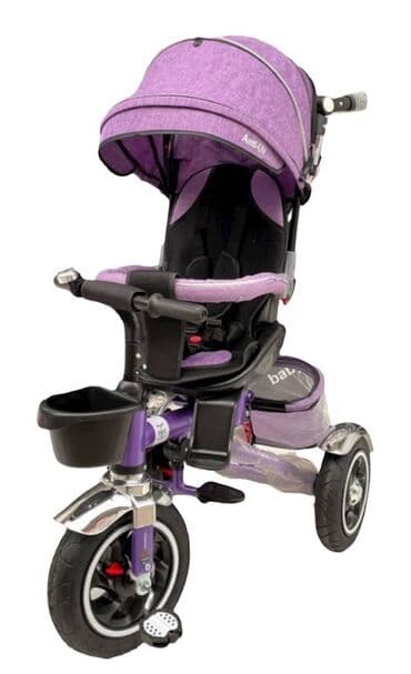 velosiped uşaq üçün: Uşaq üçün üçtəkərli velosiped VT20 Bənövşəyi Üçtəkərli velosiped Yaş — 1