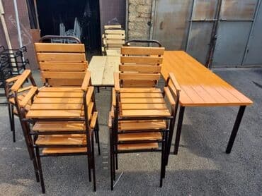 kafe restoran: Yeni, Açılmayan, Kvadrat masa, 4 stul — 11