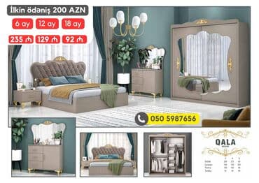 avanqart mebeller: 2 təknəfərlik çarpayı, Dolab, Termo, 2 tumba, Azərbaycan, Yeni — 13