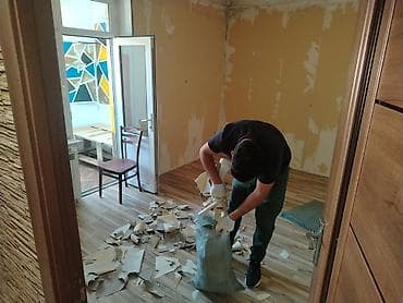 giris qapi: Mənzil və ofislər üçün söküntü və təmizləmə xidməti - Divar — 1