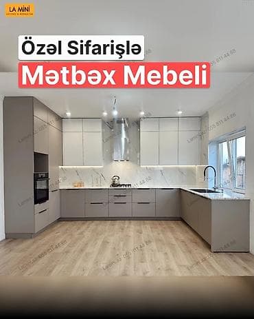 pendir: Özəl sifarişlə mətbəx mebeli - Dizayn: Minimalist və laconic üslub — 1