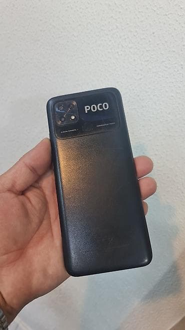 Poco C40, 64 GB, rəng - Qara, Face ID