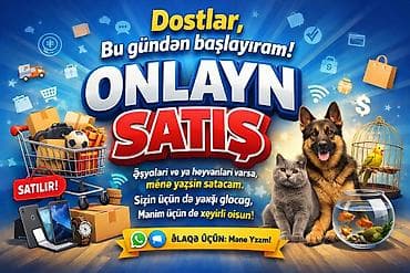 Xidmətlər: Onlayn satış xidməti Satılması nəzərdə tutulan əşyalarınız və ya — 1