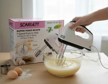 Əl mikser, Scarlett, Yeni, Ünvandan götürmə