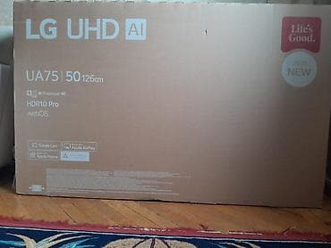 Yeni Televizor LG LED ekran 50" 4K (3840x2160), Ödənişli çatdırılma
