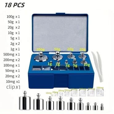 dəngə qabı qiyməti: Tərəzi kalibrəmə daşları. - 10mg-100 qram dəqiq kalibrləmə tərəzi — 2