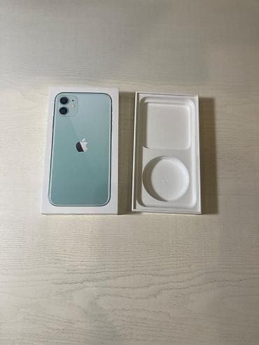 zapchast telefonlar: Apple iPhone 11 (yaşıl) qutusu və daxili bərkidici lövhə - Model — 2