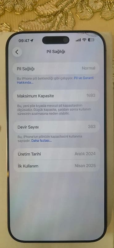 iphone kabrolari: IPhone 16 Pro Max, 256 GB, Natural Titanium, Face ID — 4