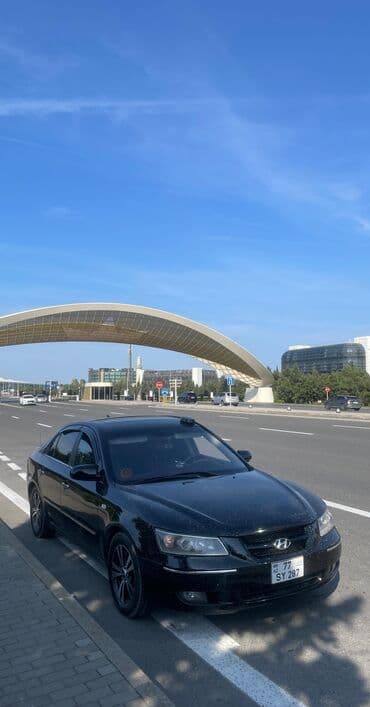 chevrolet hecbek modelleri: Hyundai Sonata sedan – qara rəng, 4 qapı, AZ 77-SY-287 dövlət nömrə — 11