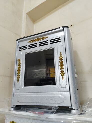 Dekorativ qaz sobası/istilik sobası - Material: metal gövdə, ön şüşə lalafo.az -da Dekorativ qaz sobası/istilik sobası - Material: metal gövdə, ön şüşə