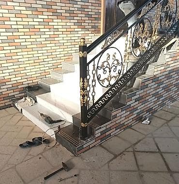 dəmir barmaqliq: Məhsul/xidmət: Dəmir məhəccər və pilləkən korkaluslarının hazırlanması — 1