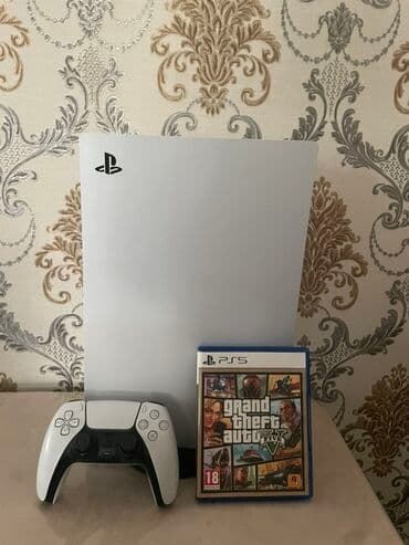 PlayStation 5 oyun konsolu, DualSense idarəetmə paneli və Grand Theft