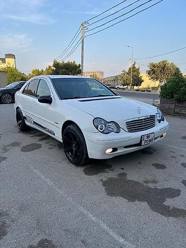 Avtomobil satışı: Mercedes-Benz C-Class (W203) sedan – ağ rəng Xüsusiyyətlər: - — 7