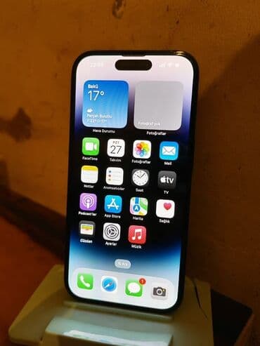 14 pro 256 ikinci el: IPhone 14 Pro, 128 GB, Graphite, Barmaq izi, Face ID — 5