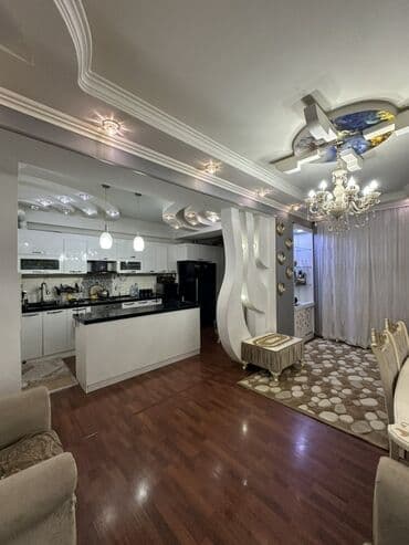 qara qarayev: Mətbəx hissəsində ağ rəngli modul mebellərlə təchiz olunmuş, qara — 1