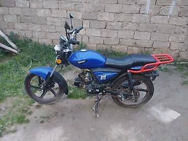 elektra skuter: Moped/motosiklet – Jianshe/Jufan üslublu, “M50” işarəli, mavi gövdə və — 2