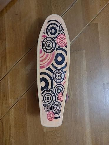 çant: Plastik mini-skateboard (penny board üslubunda) - Material: möhkəm — 4