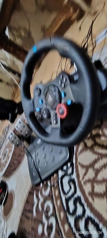 ps sukan: Logitech G29 Driving Force sükan və pedallar dəsti - 900° dönmə — 1