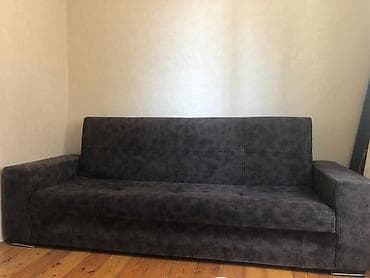pufik divan: Tünd boz rəngli, müasir dizaynlı divan - Rəng: tünd boz (kül rəngi) — 2