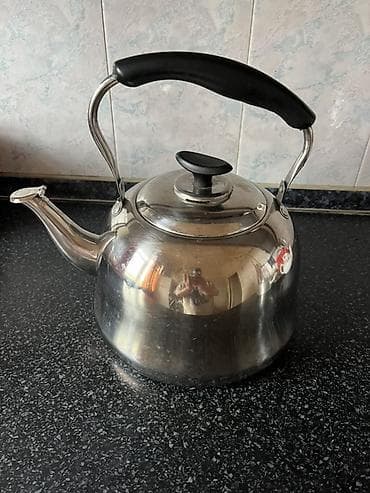 Чайный набор, цвет - Серебристый, Металл — 1