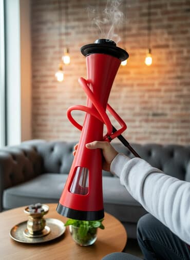 qelyan satışı: Məhsul: Müasir dizaynlı nərgilə (hookah) Xüsusiyyətlər: - Konus — 1