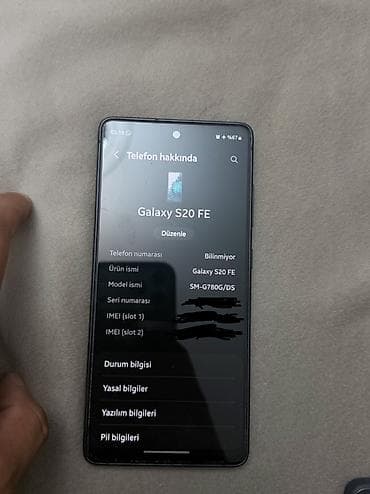 sade ekran: Samsung 128 GB, rəng - Mavi, İki sim kartlı — 4