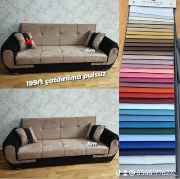 ev üçün divan: Di̇van-kravat, Yeni, Açılan, Bazalı, Parça, Pulsuz çatdırılma — 1