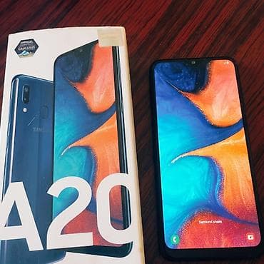 windows telefonlar: Samsung Galaxy A20, 32 GB, rəng - Mavi, Barmaq izi — 2
