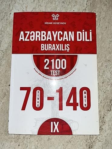 Məhsul: “Azərbaycan Dili – Buraxılış” test toplusu Müəllif: Nizami lalafo.az -da Məhsul: “Azərbaycan Dili – Buraxılış” test toplusu Müəllif: Nizami