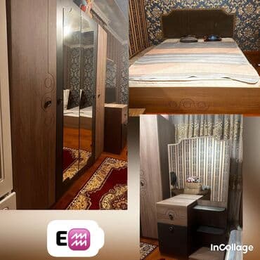 куплю кровать бу: Двуспальная кровать, Шкаф, Трюмо, 2 тумбы, Б/у — 1