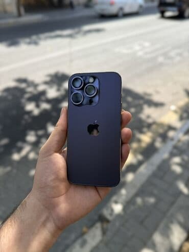 телефон fly ds169: IPhone 14 Pro, 128 ГБ, Deep Purple — 9