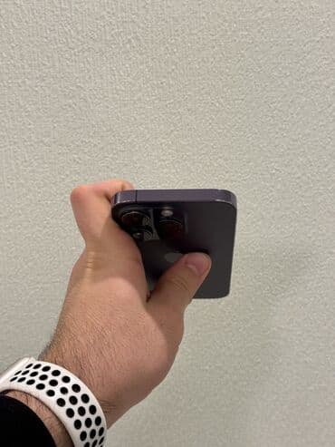 iphone 14 tap az: IPhone 14 Pro, 128 GB, Deep Purple, Simsiz şarj, Face ID — 7