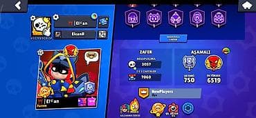 11 kabro: Brawl Stars Hesabı Kupa: 56400+ Karakterlər: Bütün karakterlər — 3