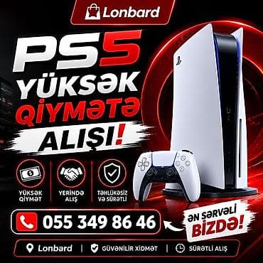 PS5 konsollarının yüksək qiymətlə alışı xidməti - PS5 qəbul edilir - lalafo.az -da PS5 konsollarının yüksək qiymətlə alışı xidməti - PS5 qəbul edilir -