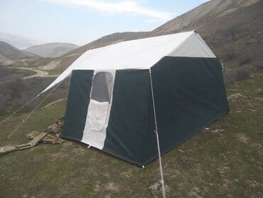 cadir kirayesi: Böyük ölçülü düşərgə çadırı - Forma: düz divarlı, yüksək tavanlı — 2